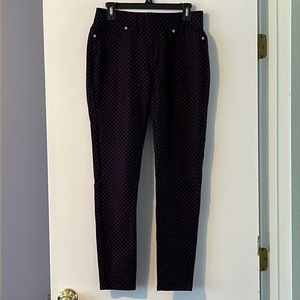 Michael Kors Pants - Jeggings - Medium - Black and Purple